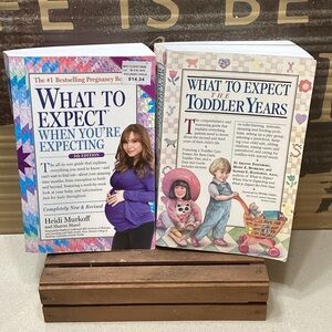 What to Expect when You're Expecting & Toddler Years Reference Books